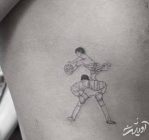 تصویری خاطره‌انگیز روی بدن عابدزاده/عکس